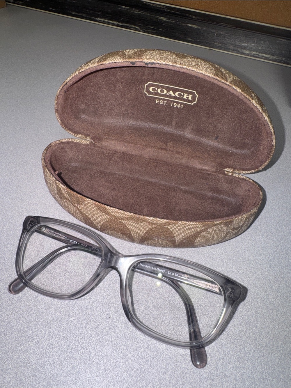 Coach Eye glasses.